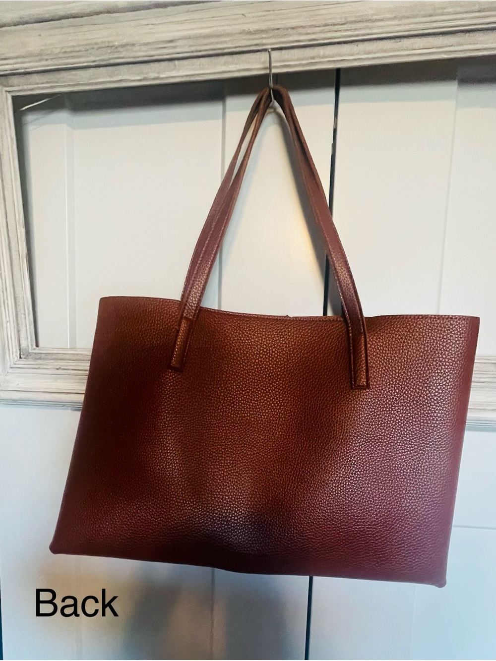 Vince Camuto - Women’s Classic shoulder Tote Bag in Dark Brown - Picture 5 of 5